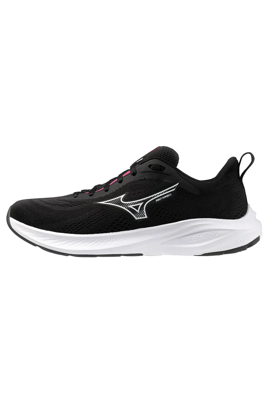 Scarpe da running nere in mesh traspirante Mizuno Enerzy Runnerz 2
