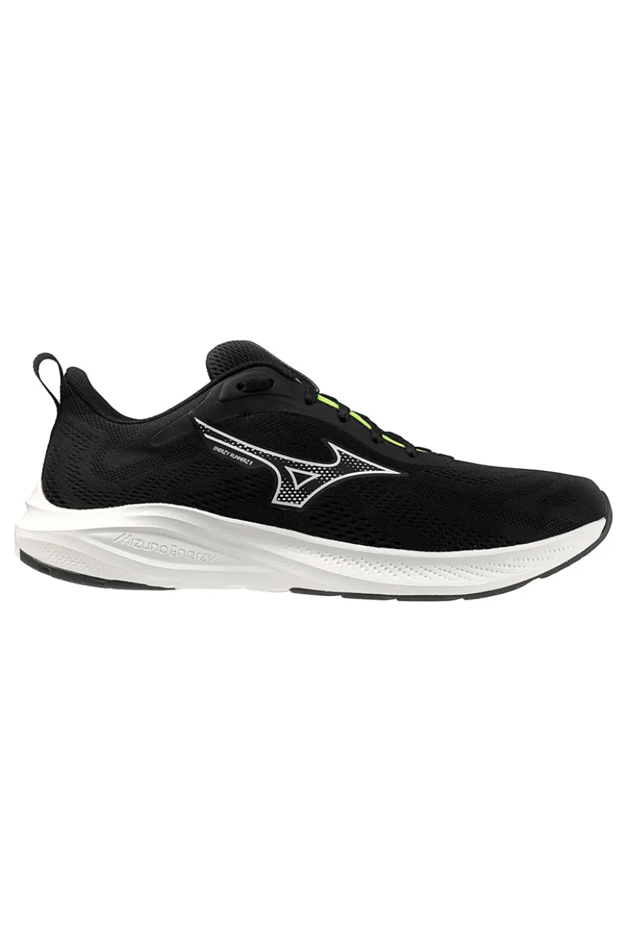 Scarpe da running nere in mesh traspirante Mizuno Enerzy Runnerz 2