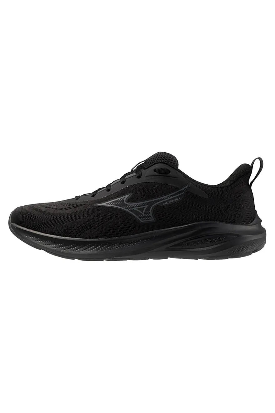 Scarpe da running nere in mesh traspirante Mizuno Enerzy Runnerz 2