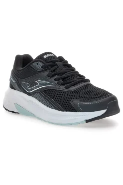 Scarpe da running nere in mesh con suola azzurra Joma Vitality Lady 2501