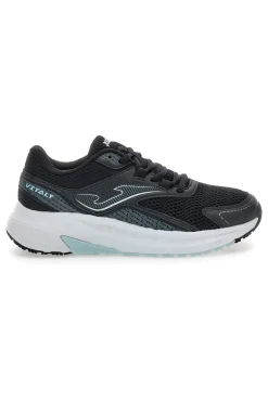 Scarpe da running nere in mesh con suola azzurra Joma Vitality Lady 2501