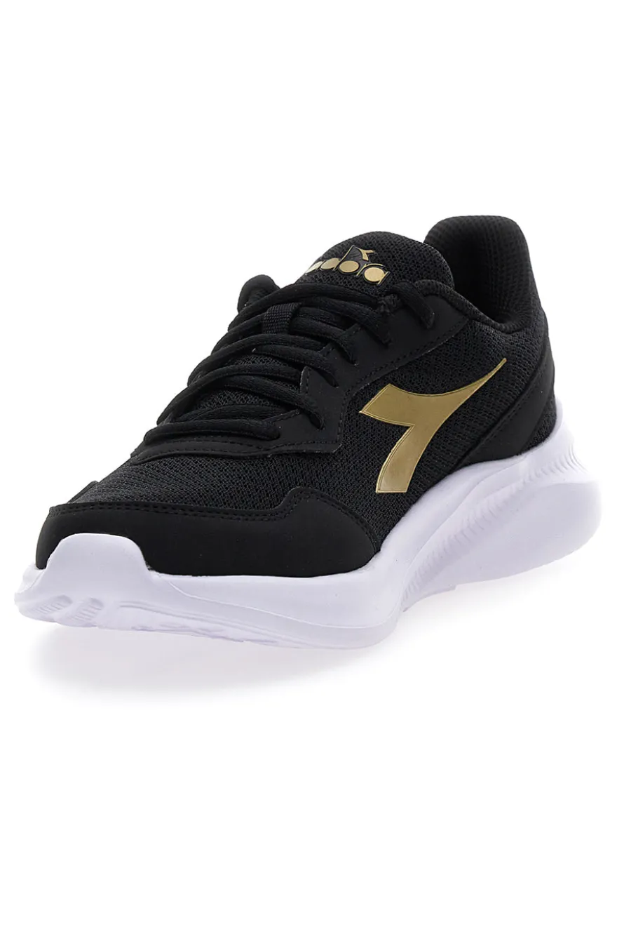 Scarpe da running nere leggere in mesh Diadora Robin 6 W