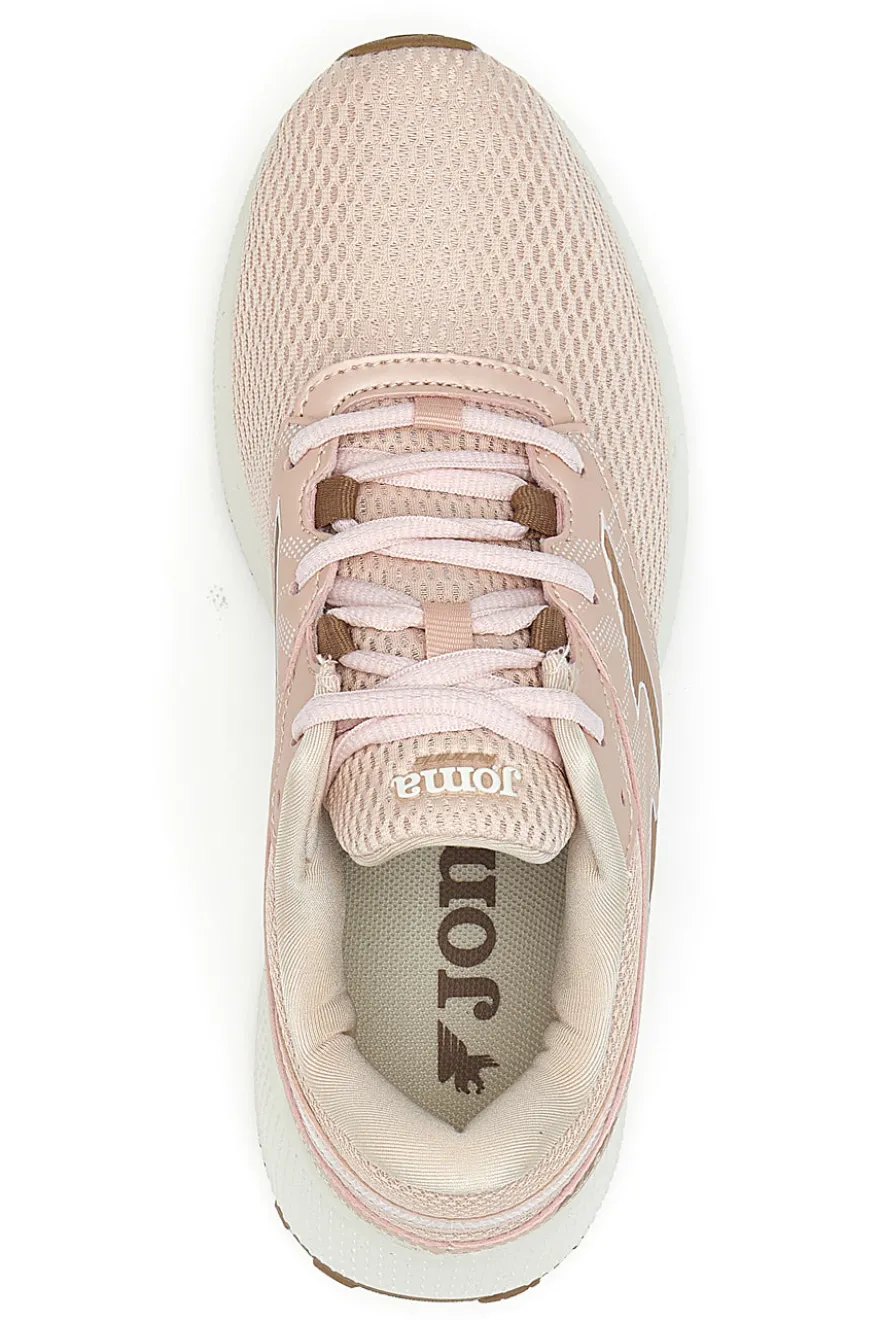 Scarpe da running rosa in mesh con suola bianca Joma Meta Lady 2529