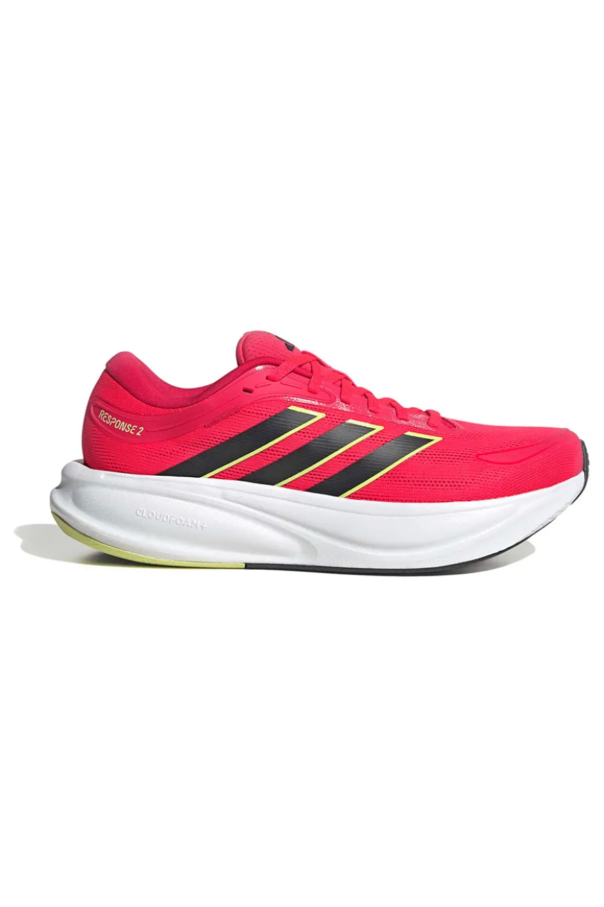 Scarpe da running rosse leggere mesh Adidas Response 2 M