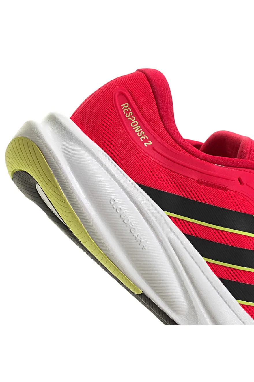 Scarpe da running rosse leggere mesh Adidas Response 2 M