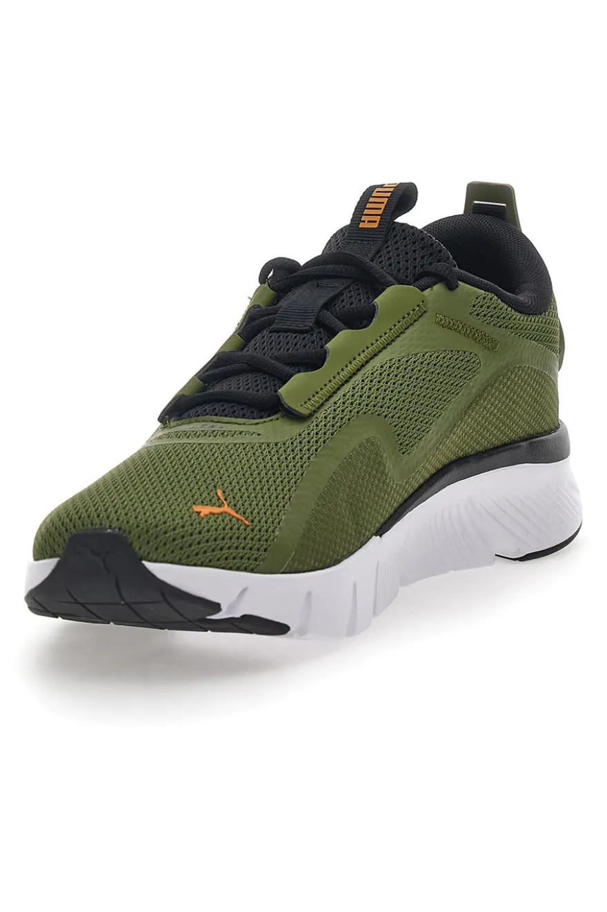 Scarpe da Running Verde Militare in Mesh Puma Flex Focus Lite