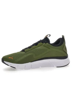 Scarpe da Running Verde Militare in Mesh Puma Flex Focus Lite
