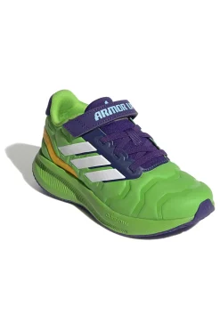Scarpe da running verdi Iron Hulk con suola Cloudfoam Adidas Runfalcon 5 EL C