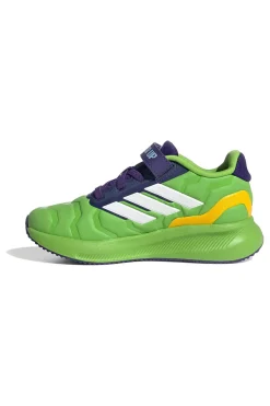 Scarpe da running verdi Iron Hulk con suola Cloudfoam Adidas Runfalcon 5 EL C