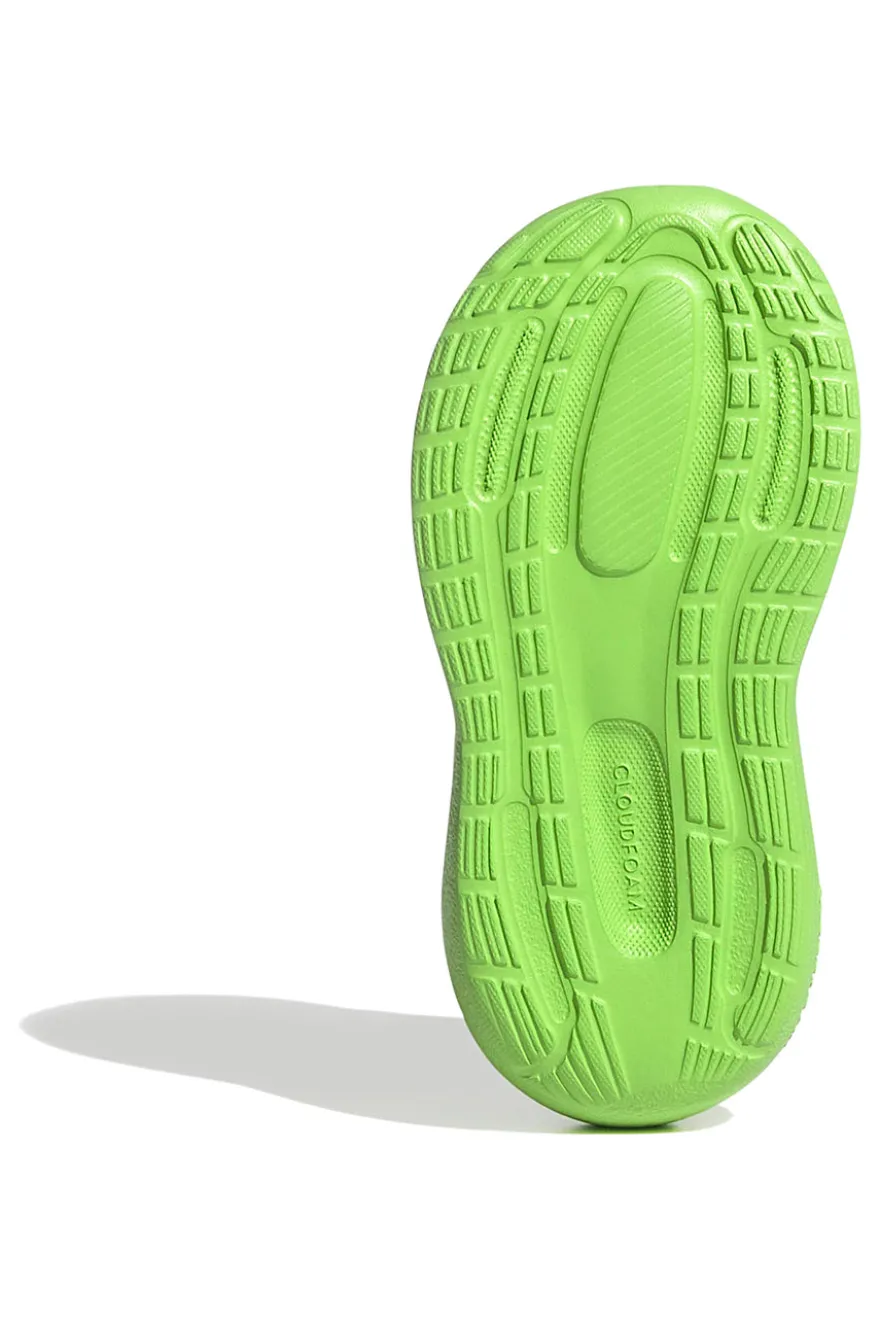 Scarpe da running verdi Iron Hulk con suola Cloudfoam Adidas Runfalcon 5 EL I