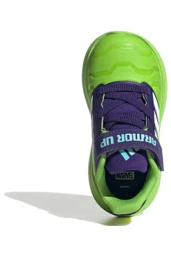 Scarpe da running verdi Iron Hulk con suola Cloudfoam Adidas Runfalcon 5 EL I