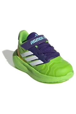 Scarpe da running verdi Iron Hulk con suola Cloudfoam Adidas Runfalcon 5 EL I
