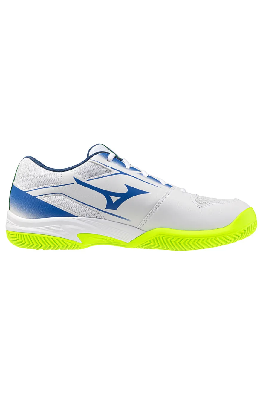 Scarpe da tennis bianche con suola clay Mizuno Break Shot 5 CC