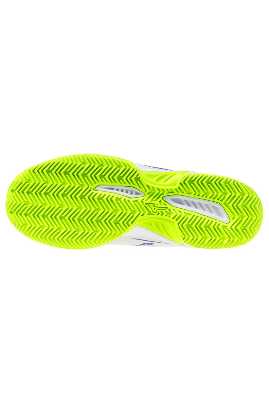 Scarpe da tennis bianche con suola clay Mizuno Break Shot 5 CC