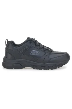Scarpe da Trail Nere con Tomaia in Pelle SKECHERS Relaxed Fit: Oak Canyon - Redwick