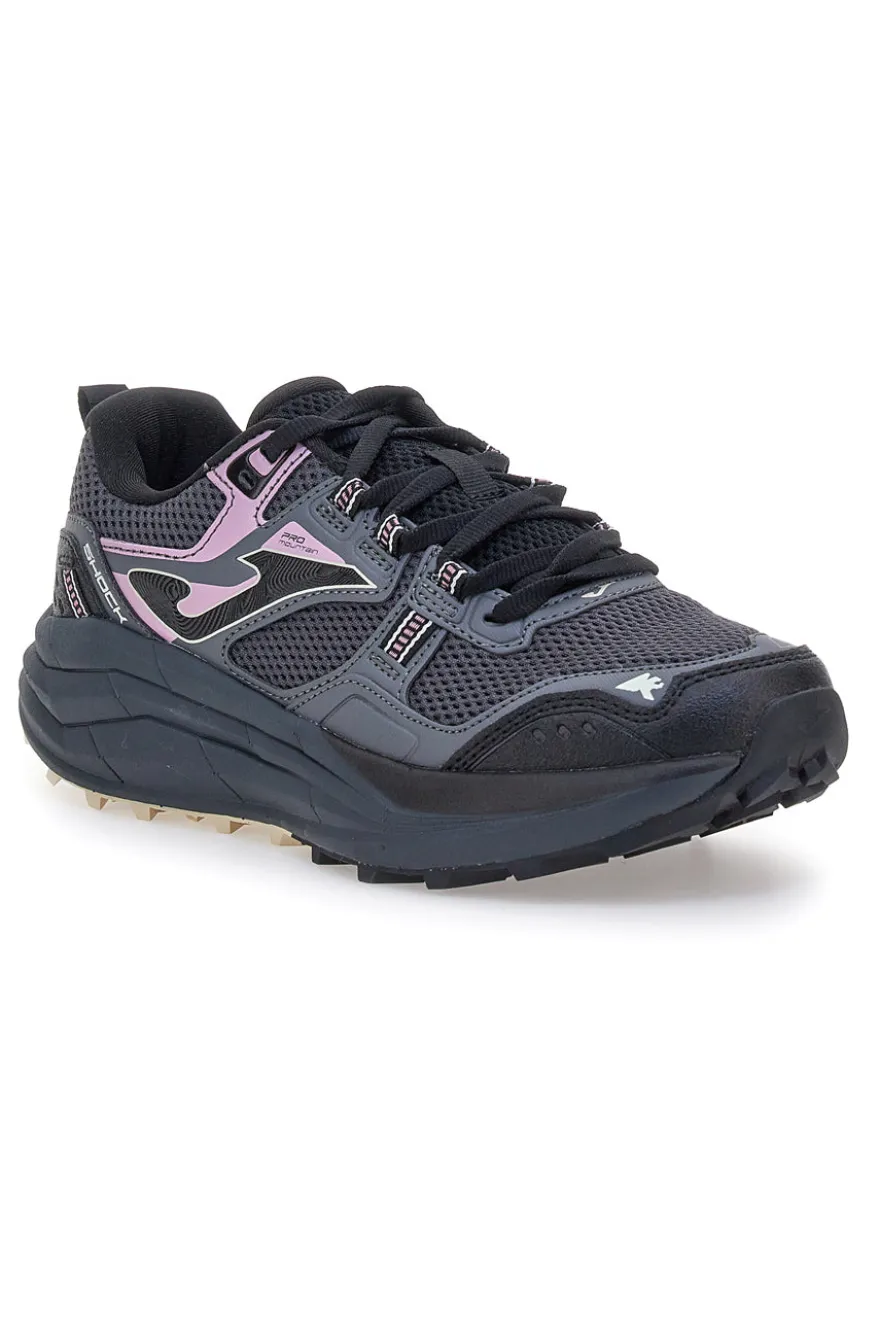 Scarpe da Trail Running nere con dettagli rosa Joma Shock Lady 2522