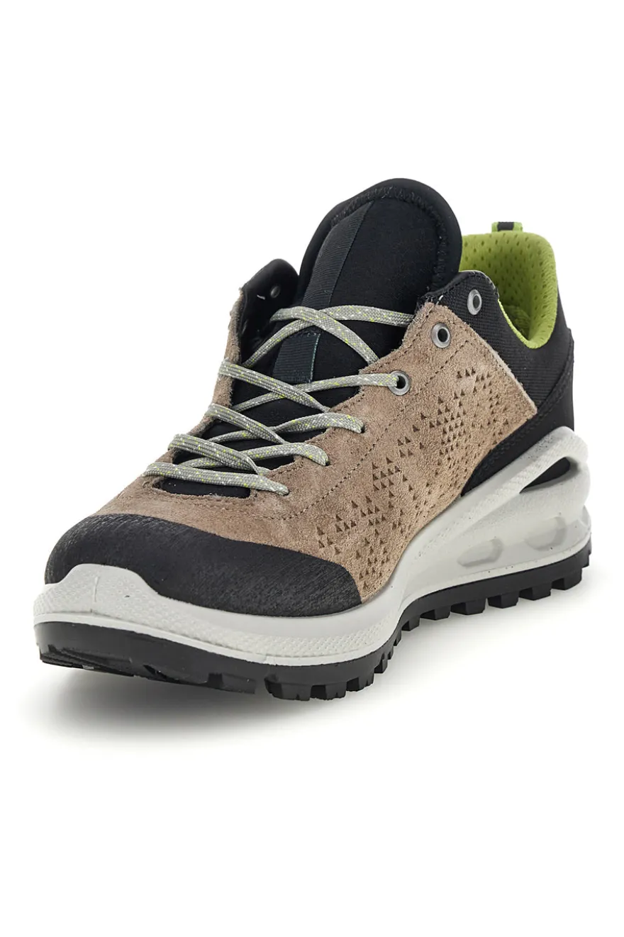 Scarpe da trekking beige e nere con suola antistatica Track down 15103V21