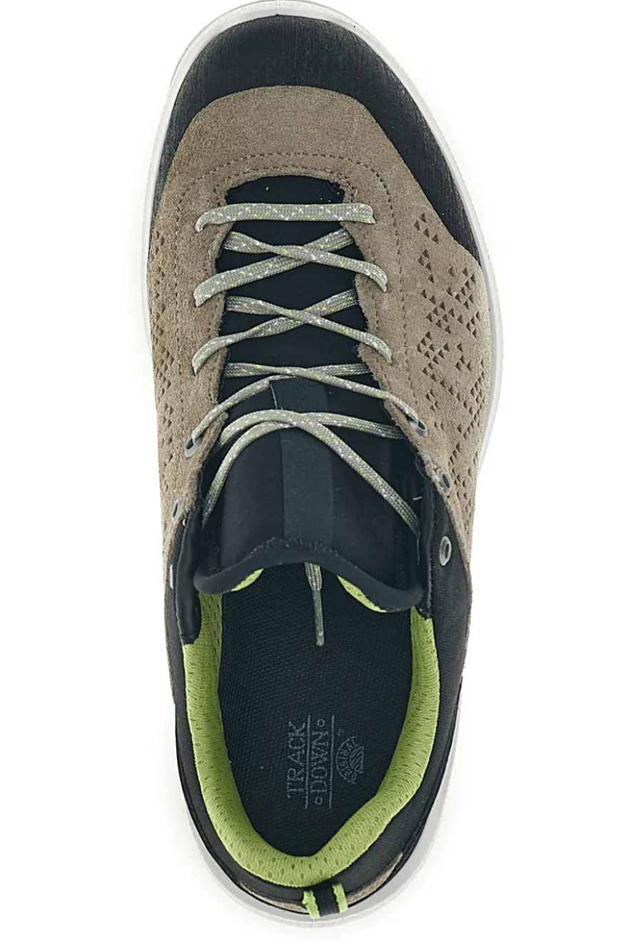 Scarpe da trekking beige e nere con suola antistatica Track down 15103V21