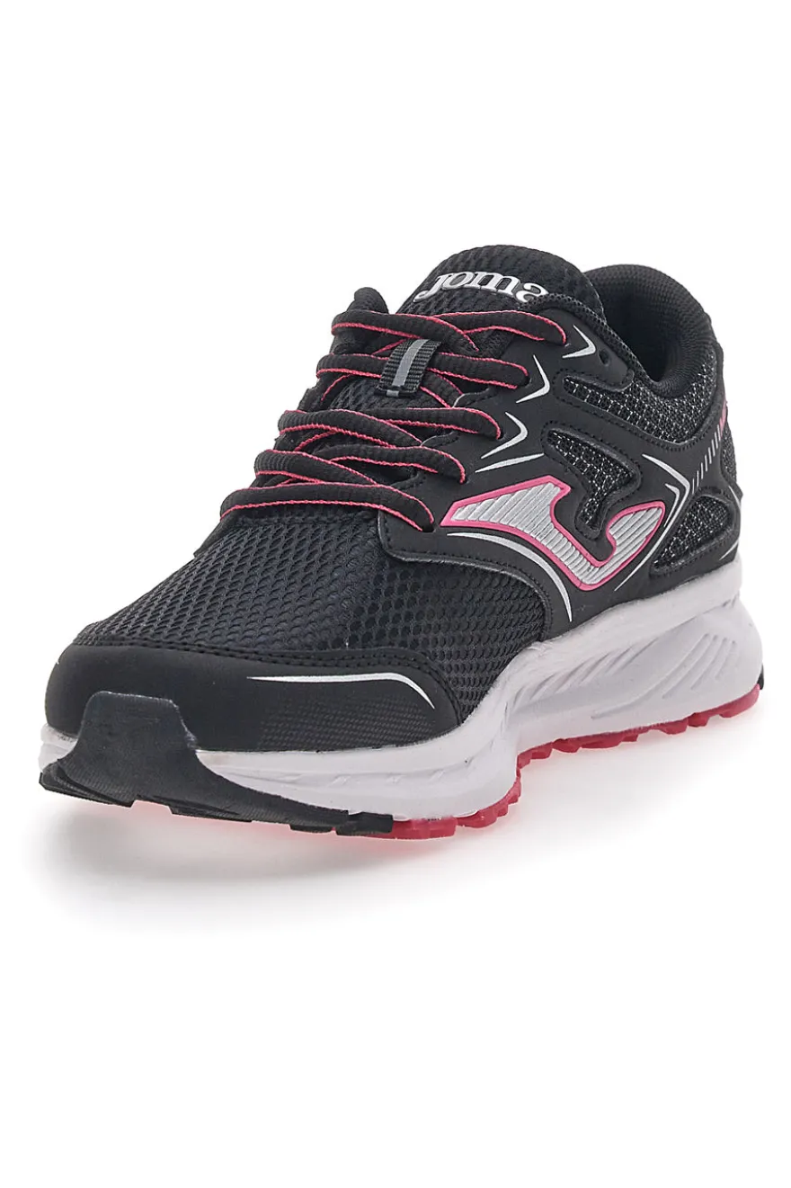 Scarpe da Trekking Nere Con Logo a Contrasto Joma Lady 2401
