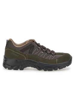 Scarpe da trekking verde militare con suola carrarmato Track down 13358S34