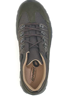 Scarpe da trekking verde militare con suola carrarmato Track down 13358S34