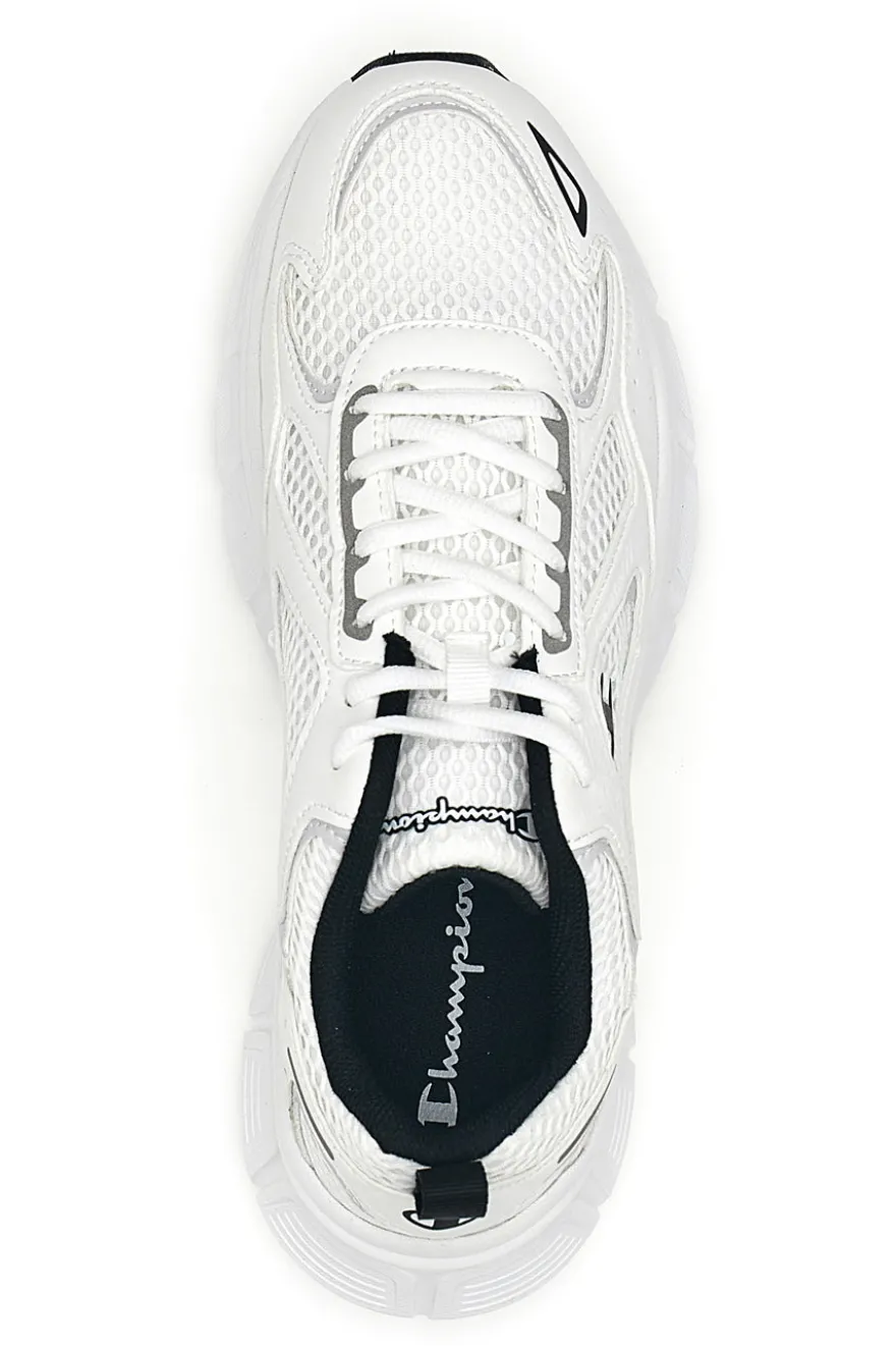 Scarpe da uomo bianche da running in mesh Champion RT25 Mesh