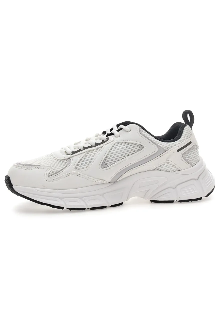 Scarpe da uomo bianche da running in mesh Champion RT25 Mesh
