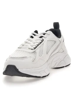 Scarpe da uomo bianche da running in mesh Champion RT25 Mesh