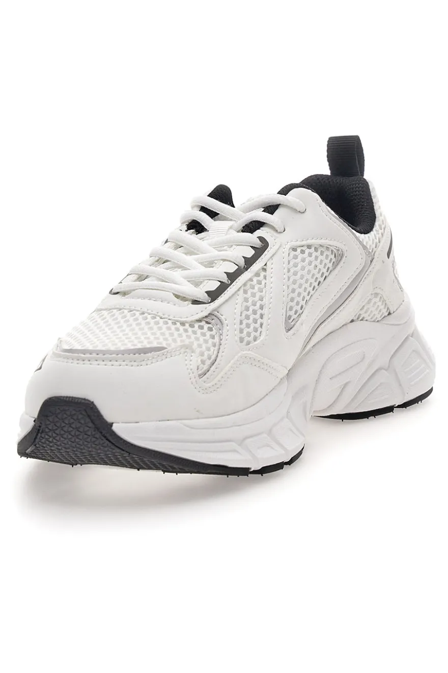 Scarpe da uomo bianche da running in mesh Champion RT25 Mesh