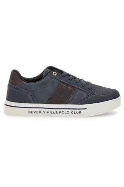 Scarpe da uomo grigio scuro con dettagli a contrasto Beverly hills polo club DANIEL ORTEGA MIX