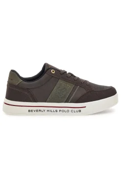 Scarpe da uomo marroni con dettagli a contrasto Beverly hills polo club DANIEL ORTEGA MIX
