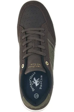 Scarpe da uomo marroni con dettagli a contrasto Beverly hills polo club DANIEL ORTEGA MIX