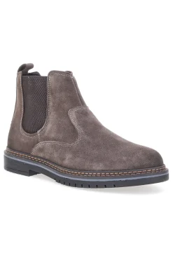 Scarpe da uomo marroni in vera pelle con zip Pittarello Eco 252520020