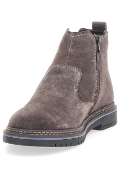 Scarpe da uomo marroni in vera pelle con zip Pittarello Eco 252520020
