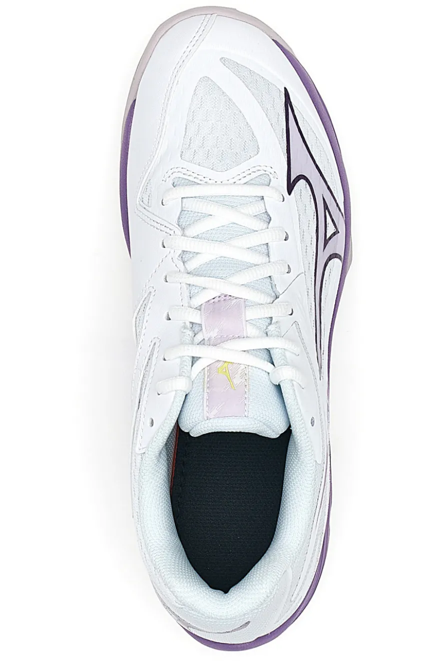 Scarpe da Volley Bianche e Viola Mizuno Thunder Blade Z