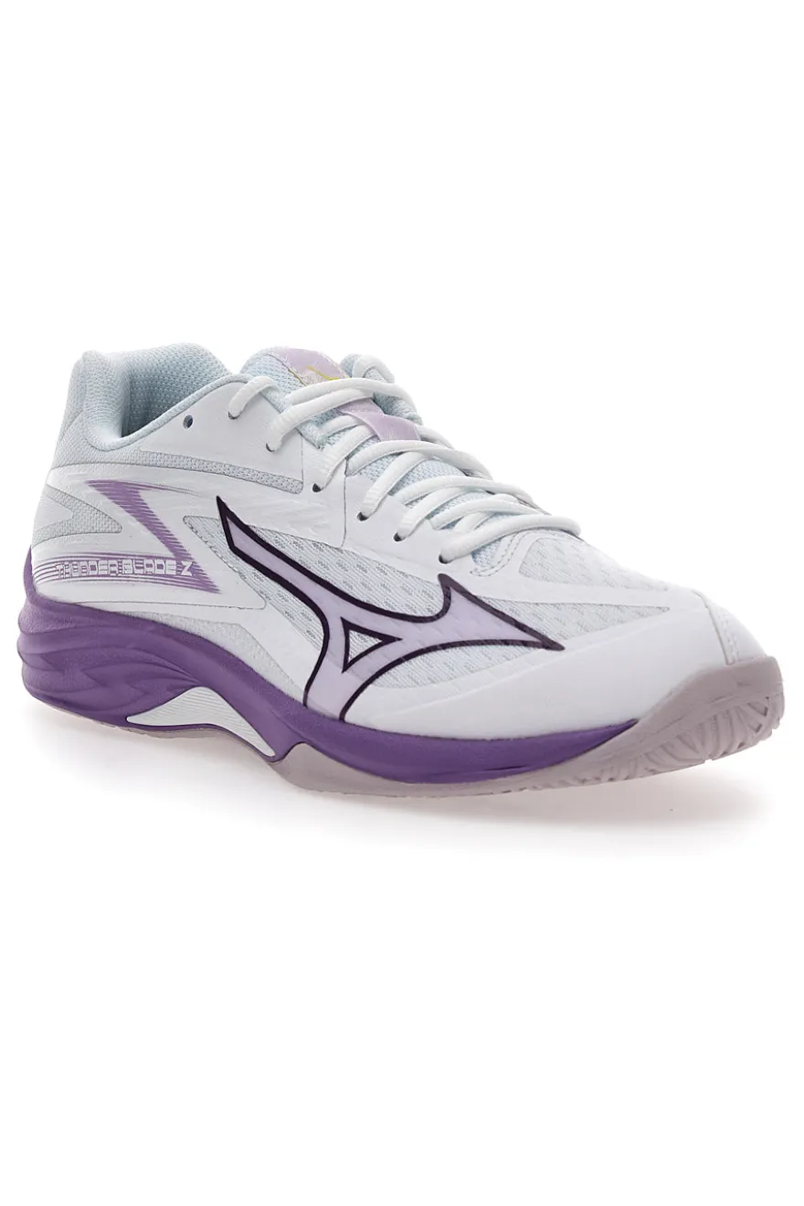 Scarpe da Volley Bianche e Viola Mizuno Thunder Blade Z