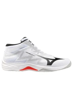 Scarpe da volley bianche mid in mesh traspirante Mizuno Lightning Select Mid