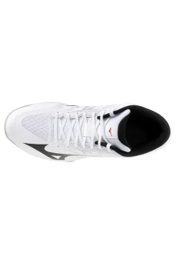Scarpe da volley bianche mid in mesh traspirante Mizuno Lightning Select Mid