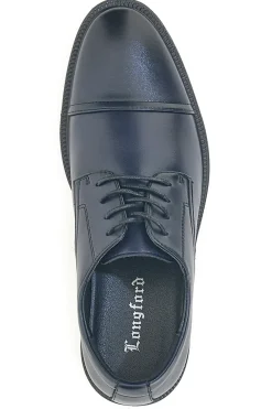 Scarpe eleganti blu stringate Longford 9010