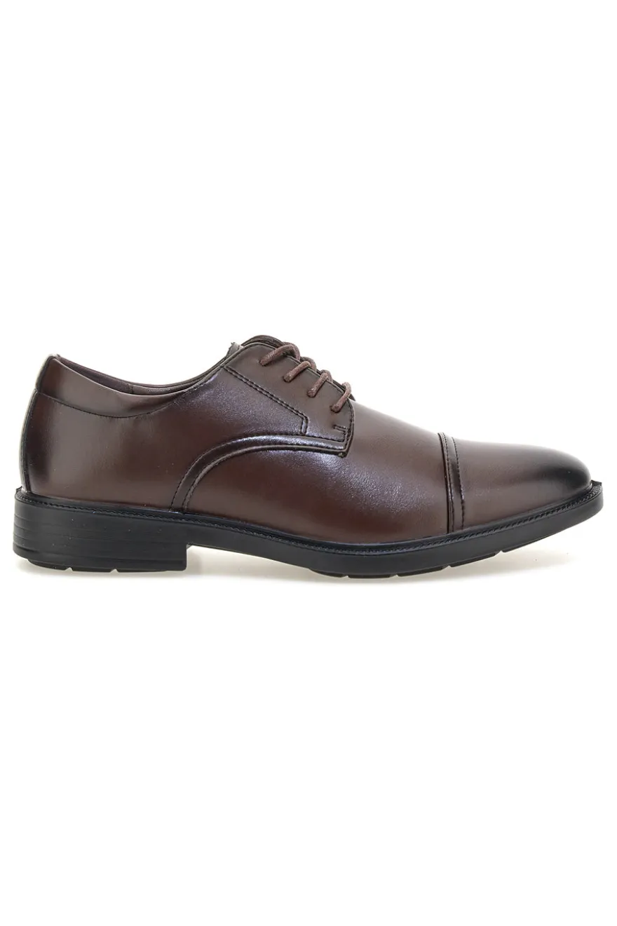 Scarpe eleganti marroni stringate Longford 9011