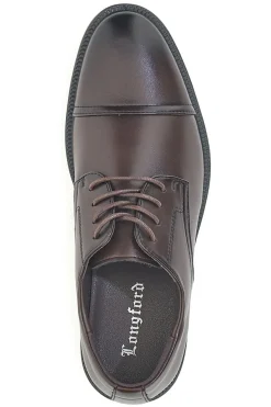 Scarpe eleganti marroni stringate Longford 9011