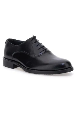 Scarpe eleganti nere con finitura lucida Made in Italy Pittarello 7700