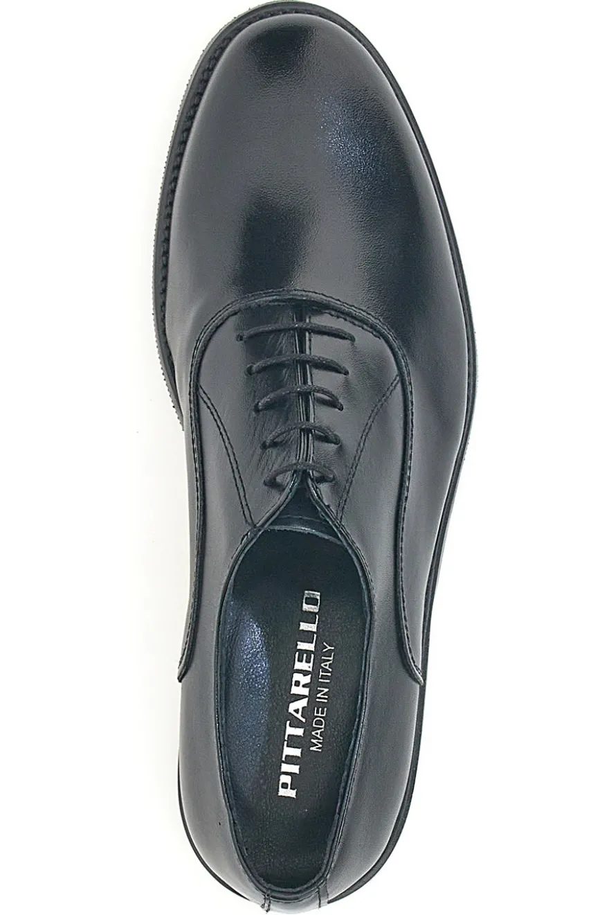 Scarpe eleganti nere con finitura lucida Made in Italy Pittarello 7700