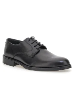 Scarpe eleganti nere in pelle liscia con punta arrotondata Pittarello 7720