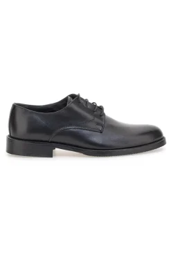 Scarpe eleganti nere in pelle liscia con punta arrotondata Pittarello 7720