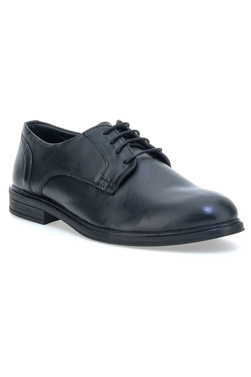 Scarpe eleganti nere stringate in vera pelle Pittarello class 2011