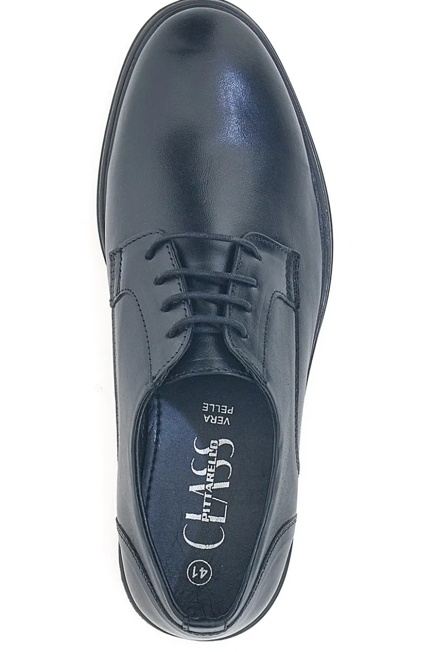 Scarpe eleganti nere stringate in vera pelle Pittarello class 2011