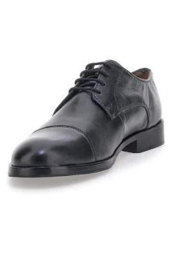 Scarpe eleganti nere stringate in vera pelle Pittarello class 331