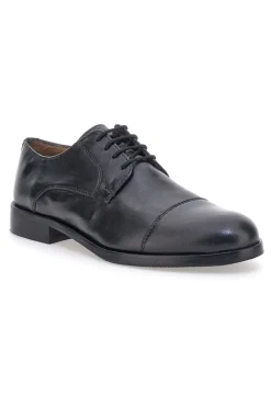 Scarpe eleganti nere stringate in vera pelle Pittarello class 331