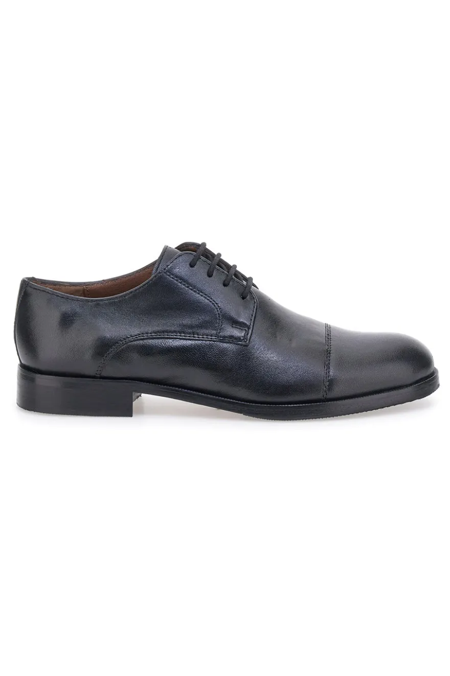 Scarpe eleganti nere stringate in vera pelle Pittarello class 331